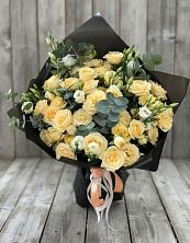 Букет цветов из:  Розы и Лизиантусы в Кущевской
