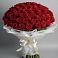 Букет 101 Красная роза Блэк Мэджик в Кущевской