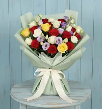 Букет цветов из:  Розы в Кущевской