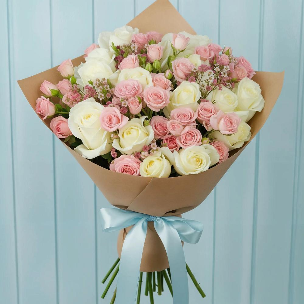 Букет цветов из: Розы в Кущевской