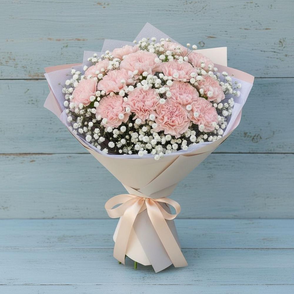 Букет цветов из: Гвоздики в Кущевской