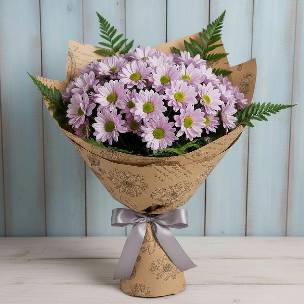 Букет цветов из: Хризантемы в Кущевской