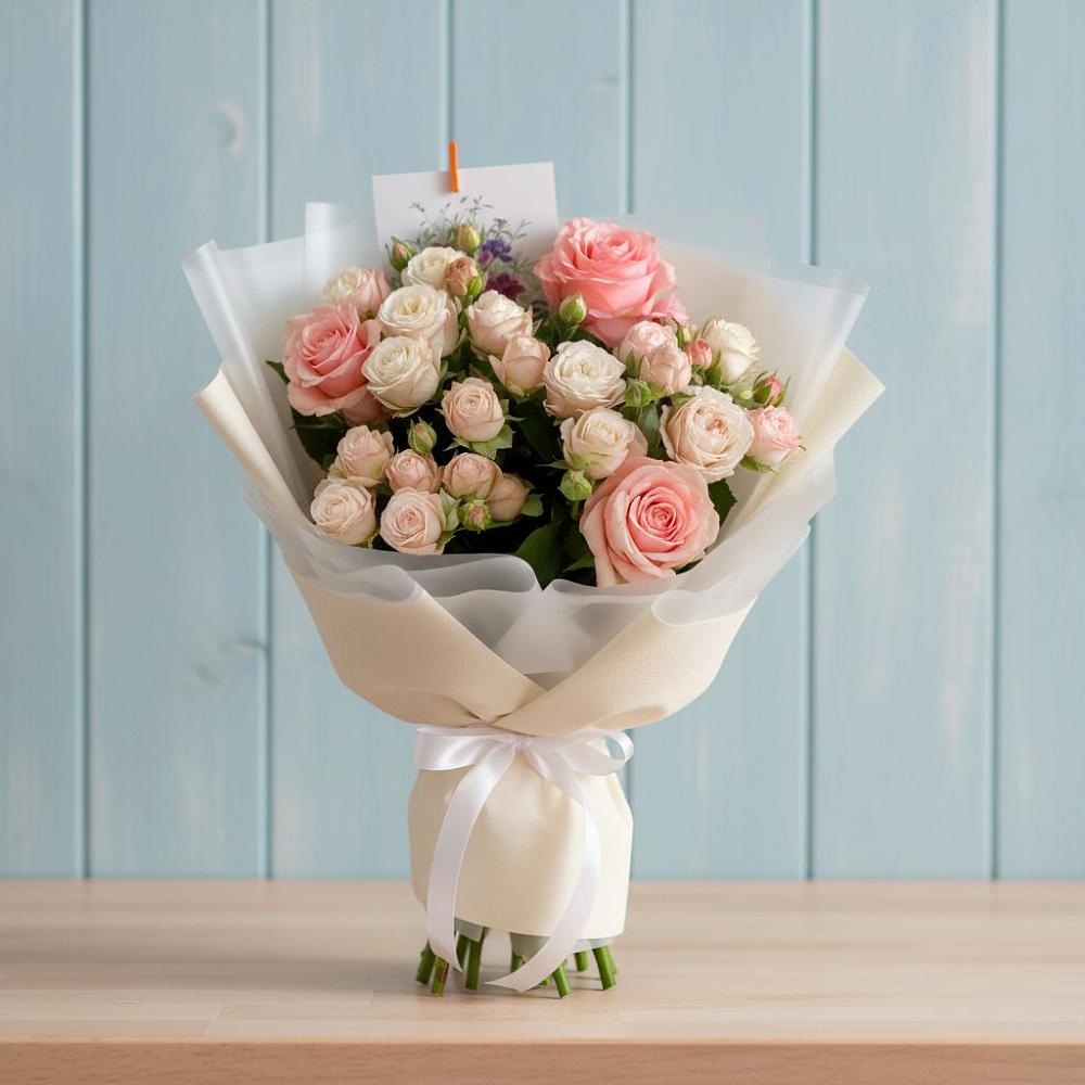 Букет цветов из: Розы в Кущевской