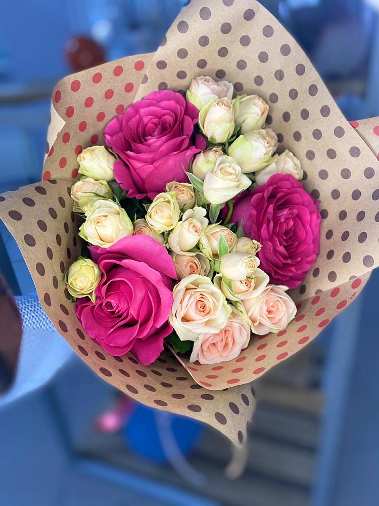 Букет цветов из: Розы в Кущевской