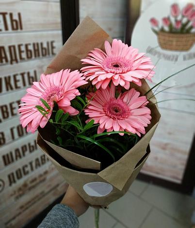 Букет цветов из: Герберы в Кущевской