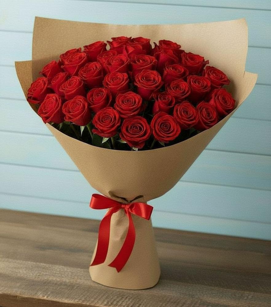 Букет Красные розы Милано в Кущевской