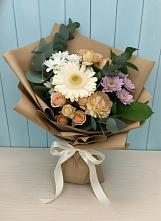 Букет цветов из:  Герберы и Хризантемы в Кущевской