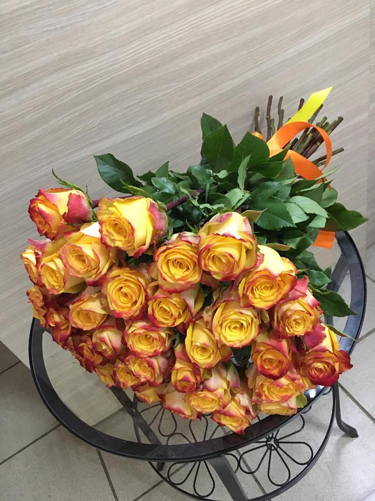 Букет Желтые розы в Кущевской