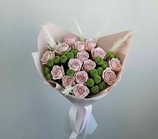 Букет цветов из:  Розы и Хризантемы #REPLACE_PRED# Кущевской