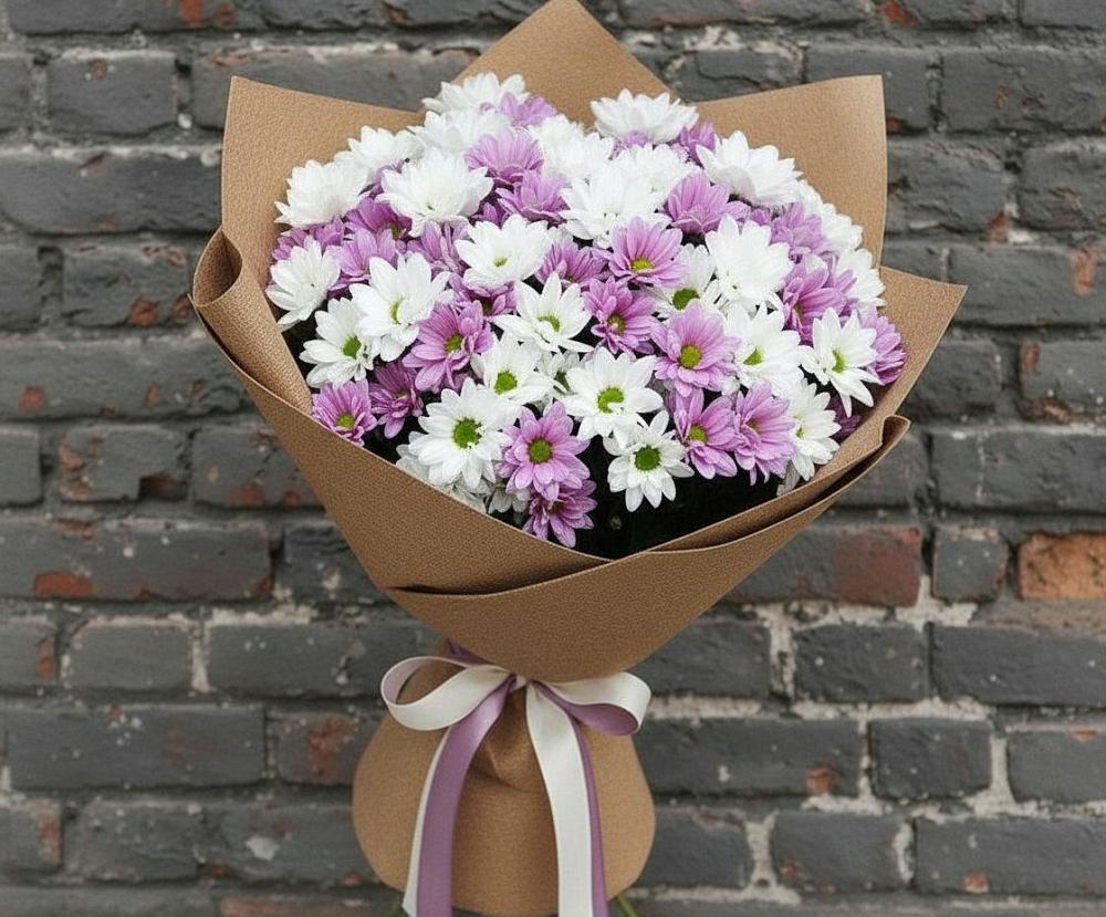 Букет цветов из: Хризантемы в Кущевской