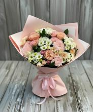 Букет цветов из:  Гвоздики, Розы и Хризантемы #REPLACE_PRED# Кущевской