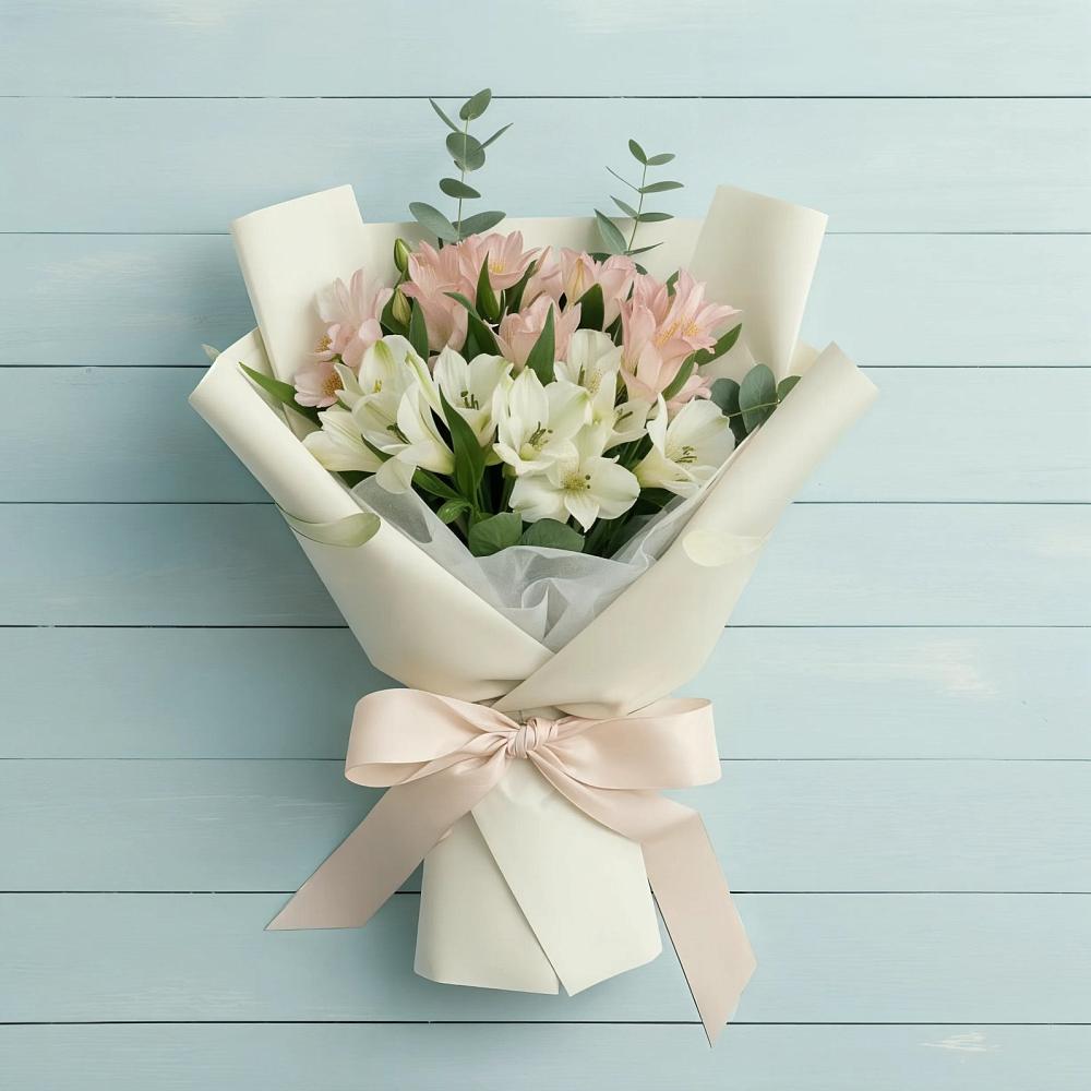 Букет цветов из: Альстромерии в Кущевской