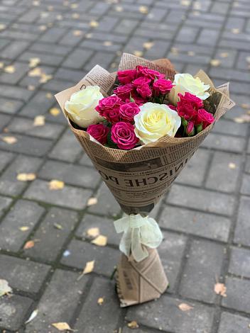 Букет цветов из: Розы в Кущевской