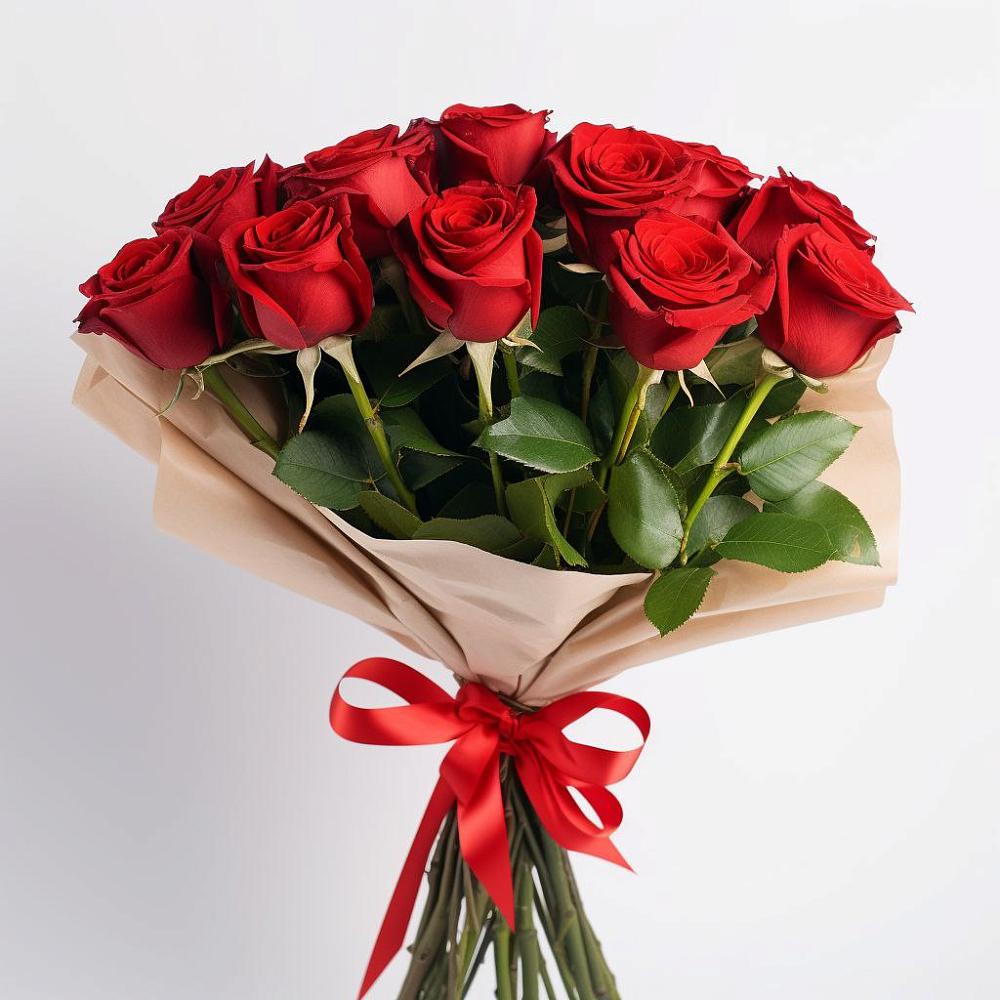 Букет 11 Красных роз Эдлесс Лав в Кущевской