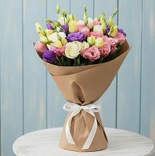 Букет цветов из:  Лизиантусы в Кущевской