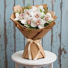 Букет цветов из:  Орхидеи и Розы в Кущевской