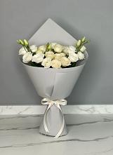 Букет цветов из:  Розы и Лизиантусы в Кущевской